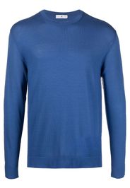 PT Torino cotton-silk blend knit jumper - Blu