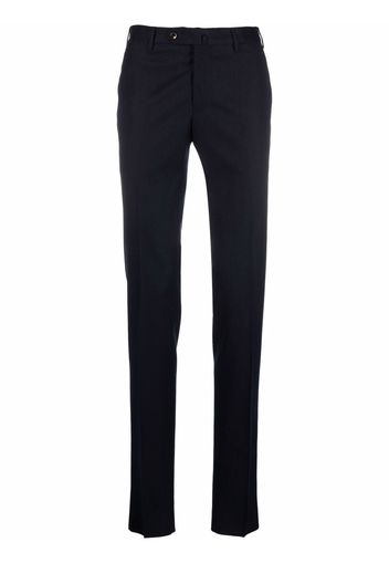 Pt01 slim-cut tailored trousers - Blu