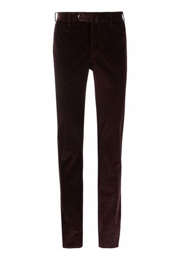 Pt01 corduroy slim-fit trousers - Rosso