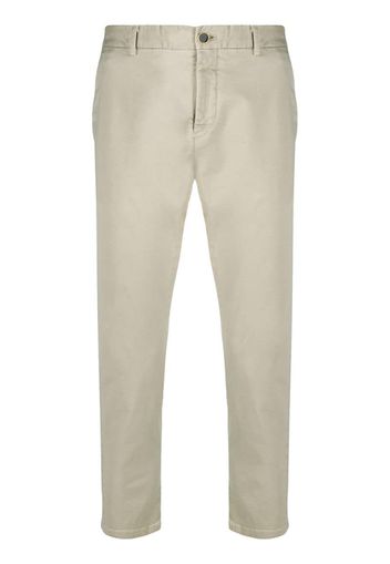 tapered slim-fit chinos