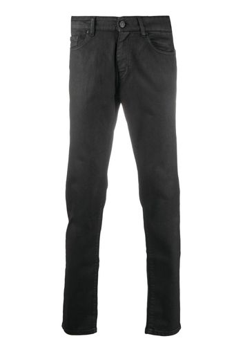 mid-rise slim jeans