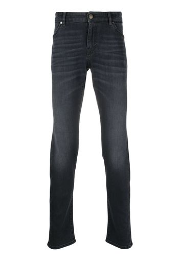Pt05 Jeans skinny con effetto schiarito - Blu