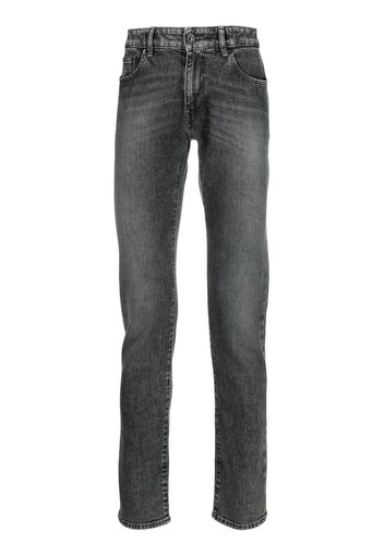 Pt05 Jeans slim a vita alta - Grigio