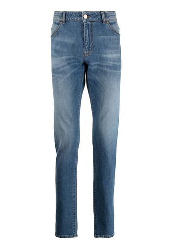 Pt05 Jeans skinny a vita bassa - Blu