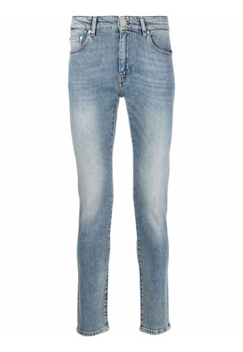 Pt05 low-rise slim-cut jeans - Blu