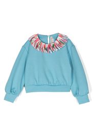 PUCCI Junior long sleeve sweatshirt - Blu