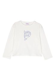 PUCCI Junior logo-print cotton T-shirt - Bianco