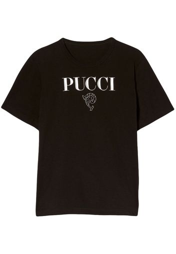 PUCCI logo-print cotton T-shirt - Nero