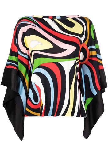 PUCCI Marmo-print blouse - Nero