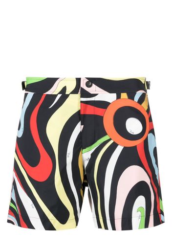 PUCCI Marmo-print swim shorts - Nero