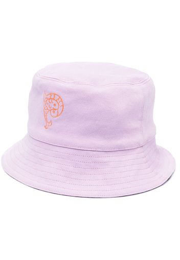 PUCCI logo-embroidered reversible bucket hat - Viola