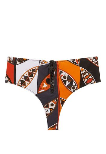 PUCCI graphic-print bikini bottoms - Multicolore