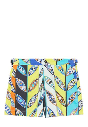 PUCCI graphic-print swim shorts - Blu