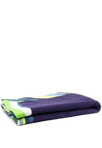PUCCI graphic-print border beach towel - Viola