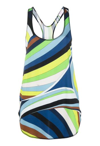 PUCCI Iride-print sleeveless tank top - Blu