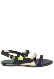 PUCCI Lee Marmo-print padded sandals - Nero