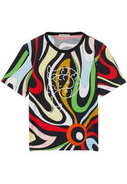 PUCCI abstract-print cotton T-Shirt - Nero