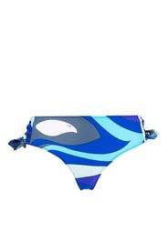 PUCCI Marmo-print bikini bottoms - Blu