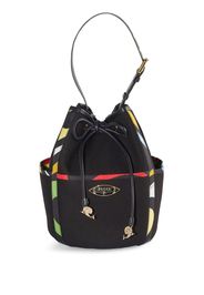 PUCCI Borsa a secchiello con placca logo - Nero