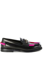 PUCCI logo-plaque leather loafers - Nero