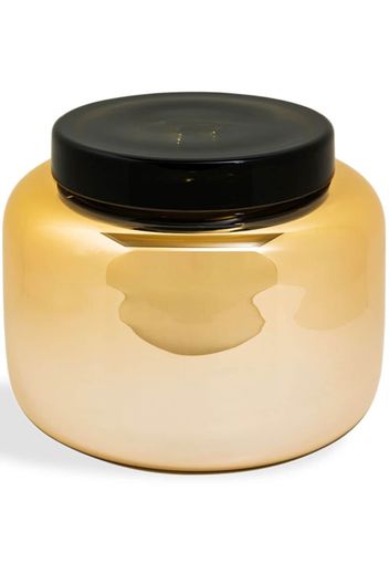 Pulpo low-body glass jar - Arancione