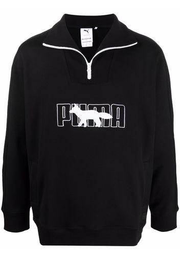 PUMA PUMA x MAISON KITSUNE Jacket Man - BLACK