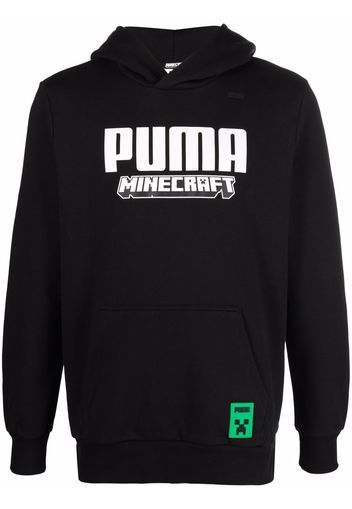 PUMA Minecraft logo-print hoodie - Nero