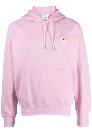 PUMA slogan-print drawstring hoodie - Rosa