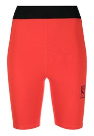 PUMA logo-print cycling shorts - Rosso