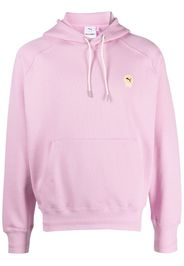 PUMA slogan-print drawstring hoodie - Rosa