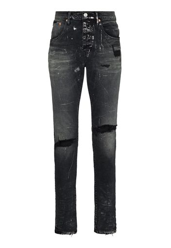 Purple Brand Vintage Repair distressed jeans - Nero