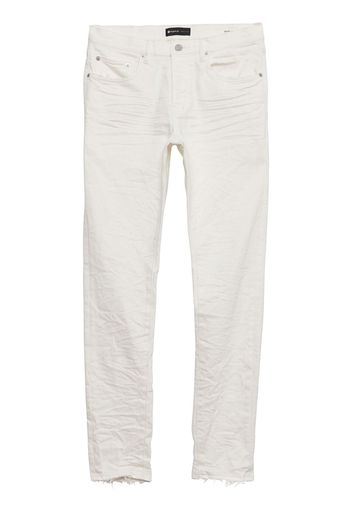 Purple Brand Jeans slim con applicazione - Bianco