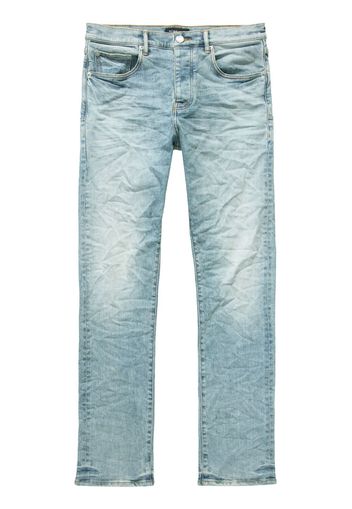 Purple Brand mid-rise straight-leg jeans - Blu