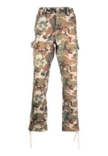 Purple Brand camouflage-print cargo trousers - Verde