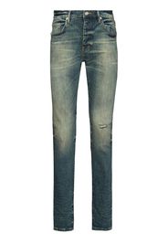 low-rise straight-leg jeans