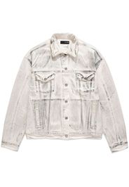 Purple Brand P027 oversized denim jacket - Bianco