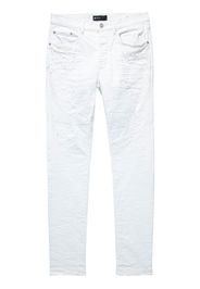 Purple Brand quilted-pockets low-rise jeans - Bianco