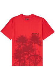 Purple Brand T-shirt con stampa - Rosso