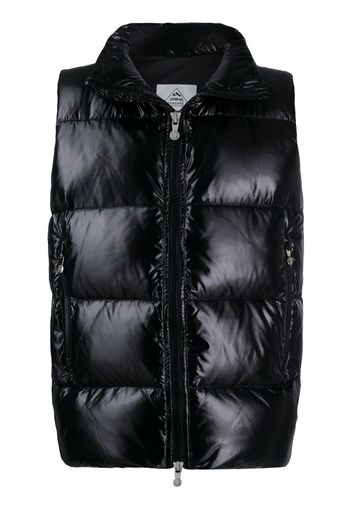 Gilet imbottito con zip