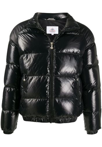 fitted puffer jacket