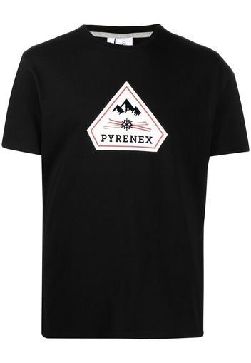 Pyrenex T-shirt Karel con stampa - Nero