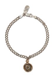 Pyrrha Bracciale con ciondolo Safe Travels in argento sterling