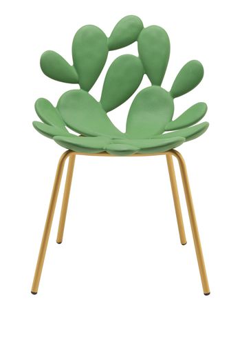 Qeeboo Filicudi cut-out detailing chair (set of 2) - Verde