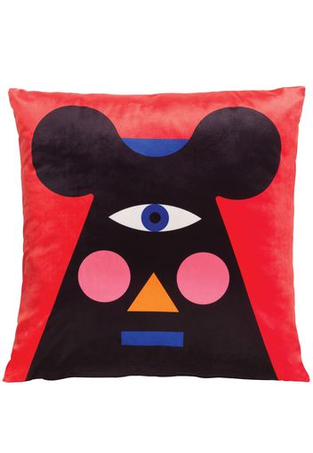 Qeeboo Cuscino Oggian Mr. Mouse - Rosso