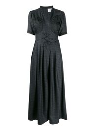 Vestito svasato a maniche corte