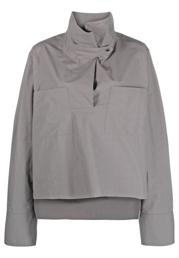 QUIRA Blusa a collo alto - Grigio