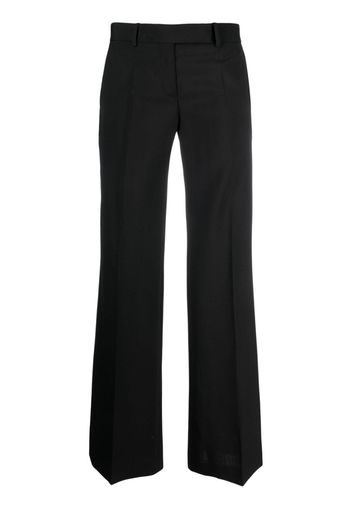 QUIRA mid-rise wide-leg tailored trousers - Nero