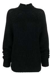 QUIRA Maglione oversize a collo alto - Nero