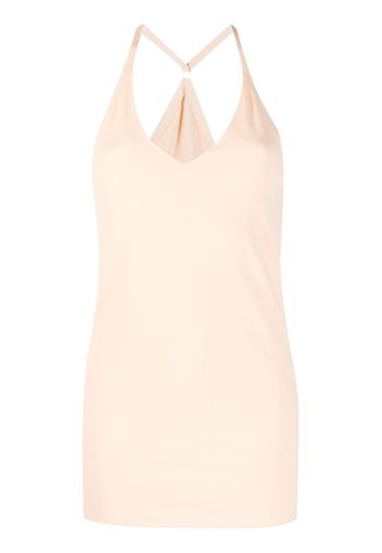 Quire U-neck tank top - Toni neutri