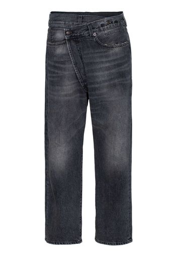 Jeans Leyton con design a incrocio